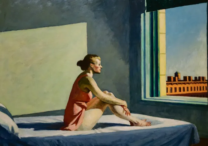 Morning Sun» (Soleil du Matin), Edward Hopper, 1952. © Heirs of Josephine N. Hopper / 2025, ProLitteris, Zurich
